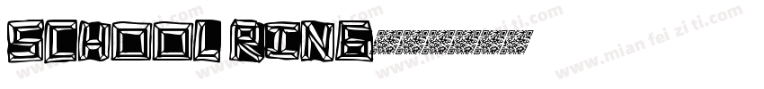 School ring字体转换